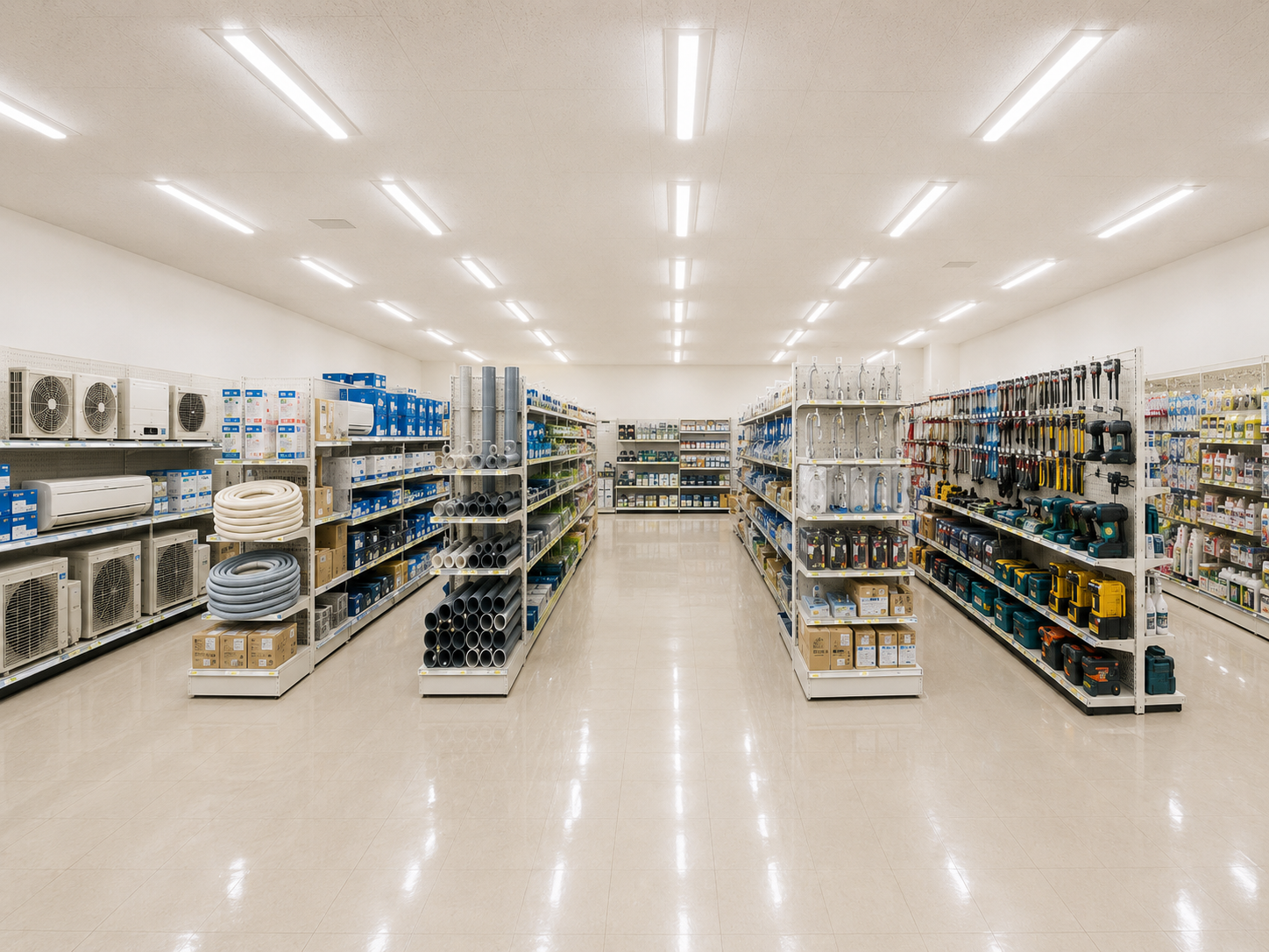 プロの現場を支える設備資材専門店